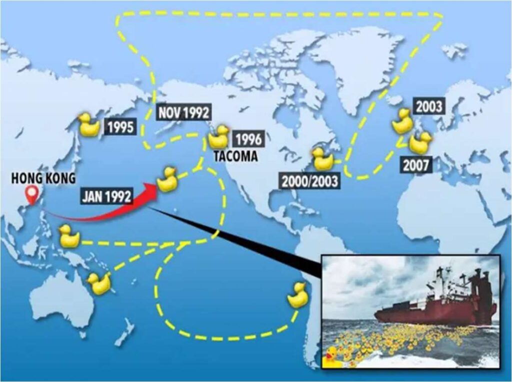 Garbage management series graphic on the risks of discarding plastic waste at sea