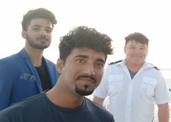 Young ship’s officers on board, representative of the millennial seafarers this article addresses