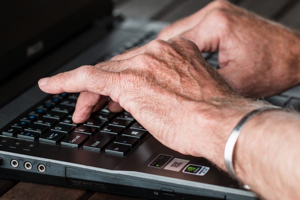 Hands at work on the bridge, illustrating the routine notification of an upcoming VDR analysis